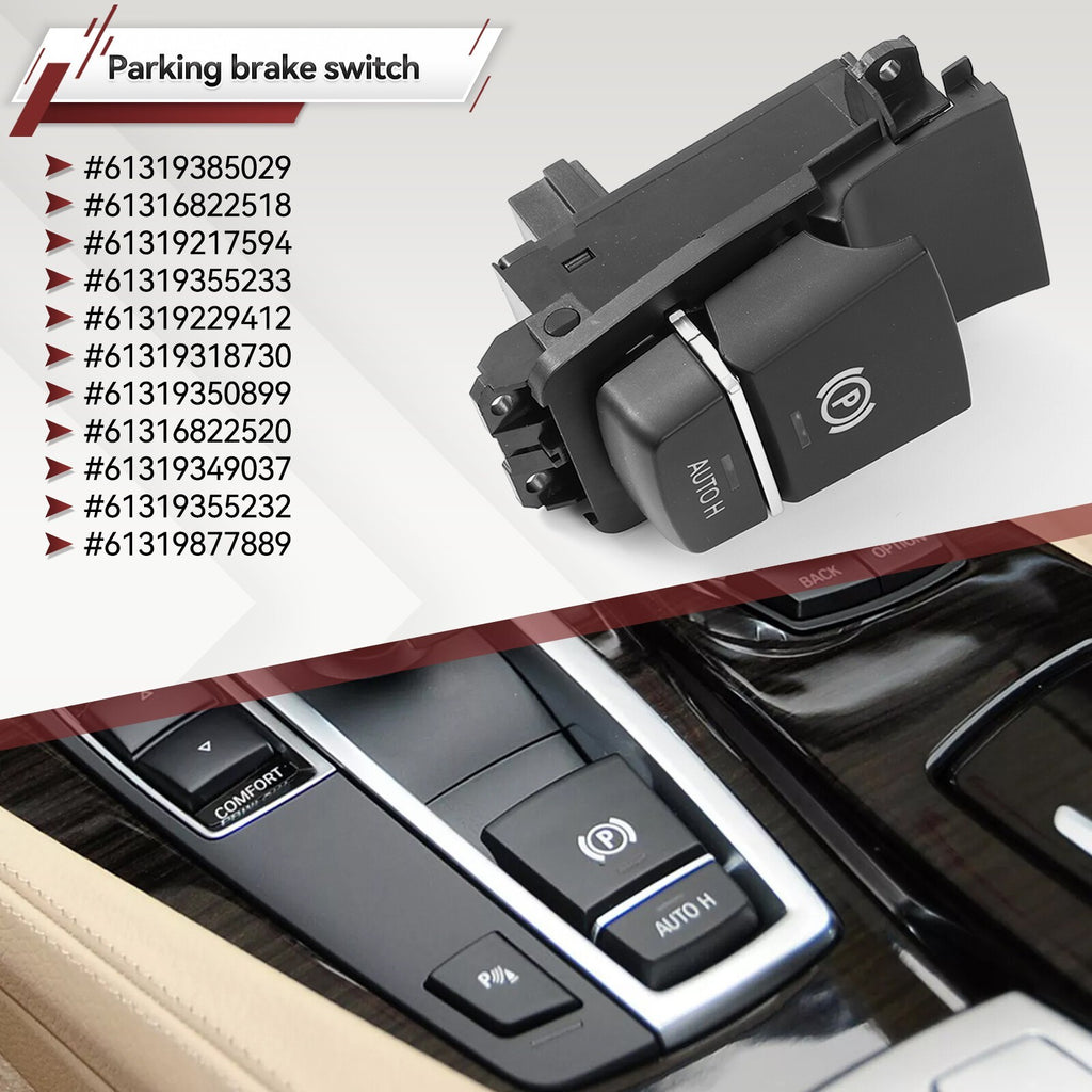 For BMW 5 Series F10 F11 09-2018 Electric Parking Handbrake Brake Switch Button