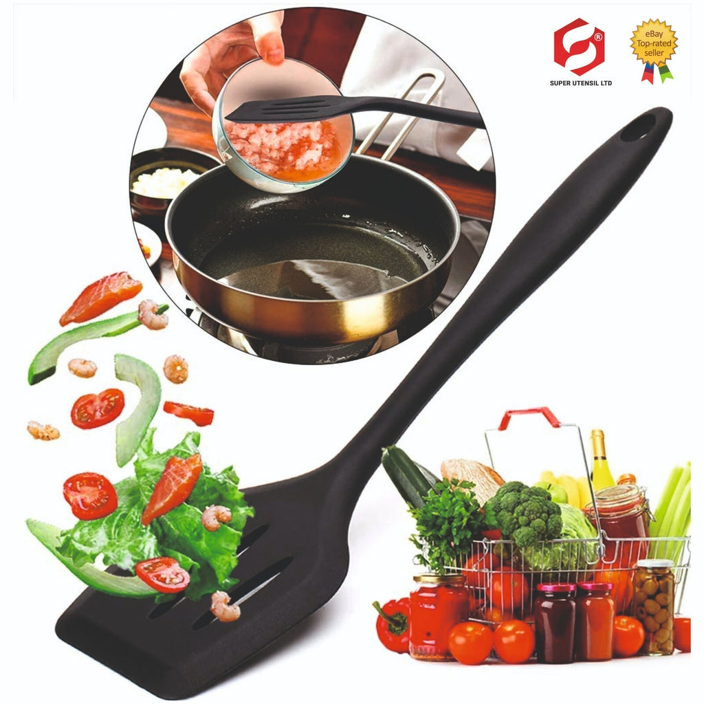 6PC NYLON KITCHEN UTENSIL SET CAMPING FOOD NON STICK BLACK