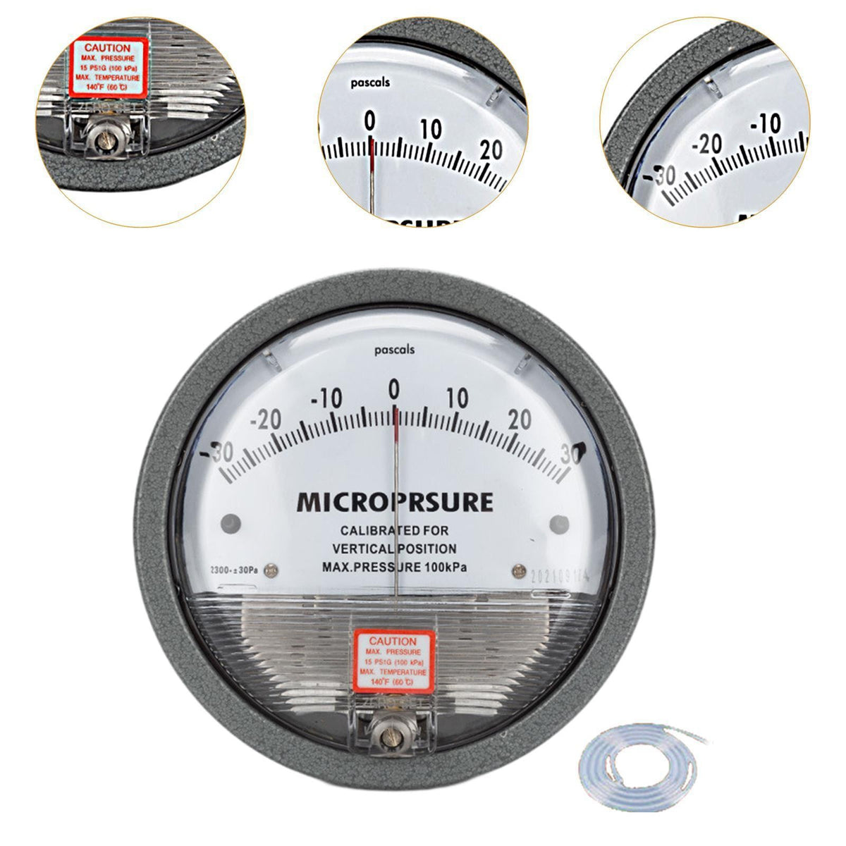Micro Differential Pressure Gauge Differential Manometer Professional