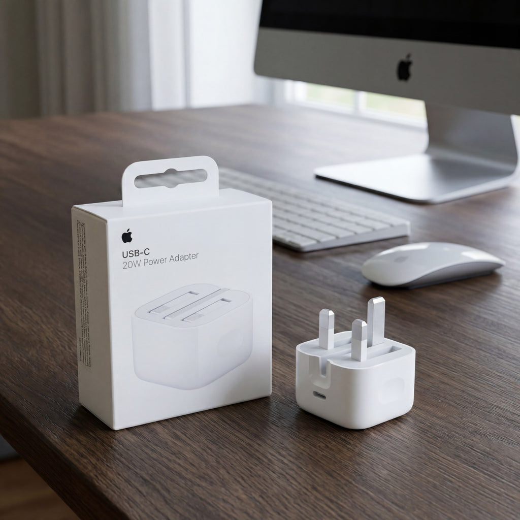 Original Apple 20w Type C- C PD UK Power Adapter Plug FAST CHARGER