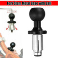 Motorcycle Bike Fork Stem Base Mount + Ball Head For Phone Camera Holder Support