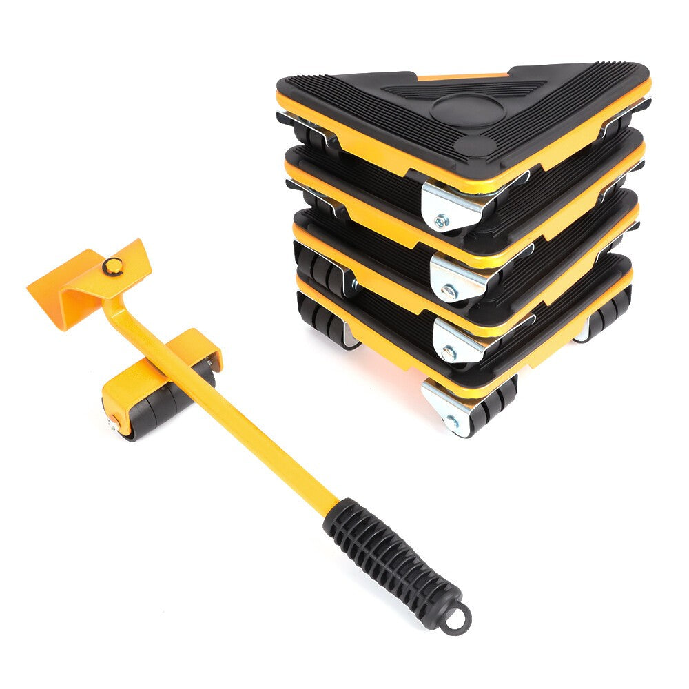 Heavy Furniture Lifter Shifter Remover Roller Wheels Moving Tools Kit Move Set