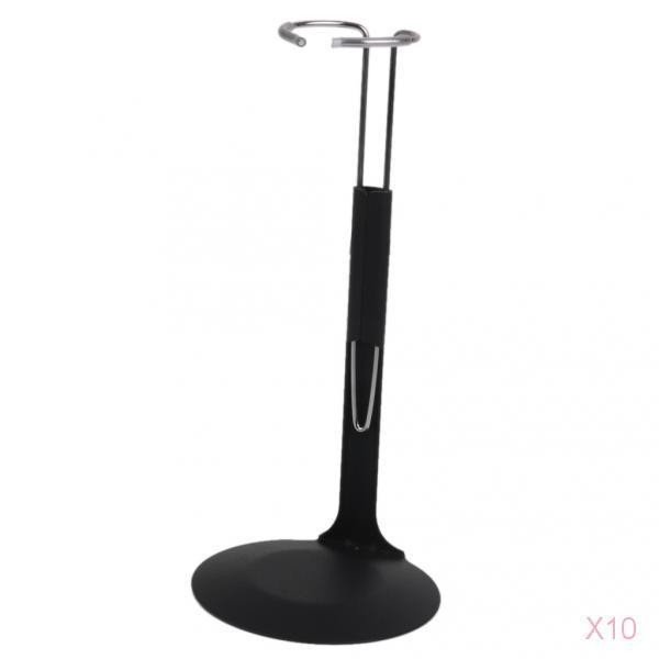 10pcs 1:6 Display Stand Action Man Soldier Dolls Model Bracket +Ring-Type