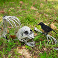 Realistic Skeleton Stakes Halloween Decorations Scary Skeleton for Lawn Garden