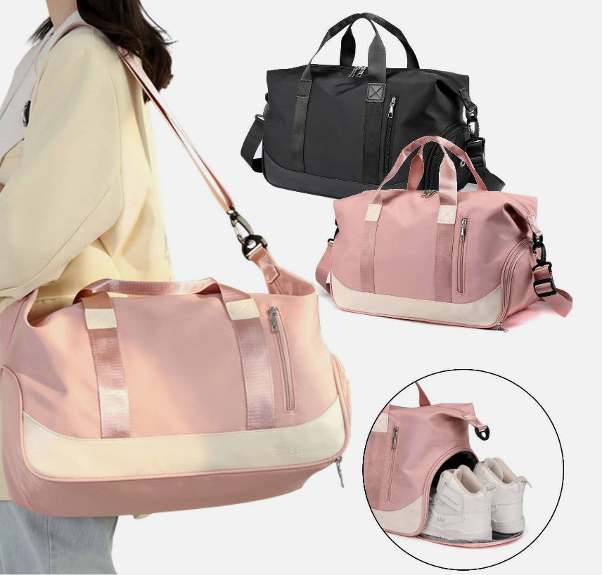 Large Women Gym Bag Multi Purpose Sports Duffle Bag Travel Luggage Carry Bag