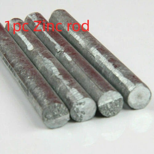 1x Zn 99.95% Zinc Rods Anode Electrode for Zinc Electrolyte Galvanics 100mmx10mm