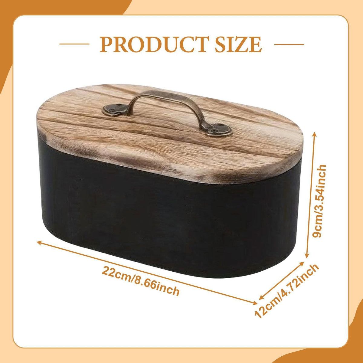 Pad Holder for Bathroom Decorative Storage Bin Feminine Product Organizer