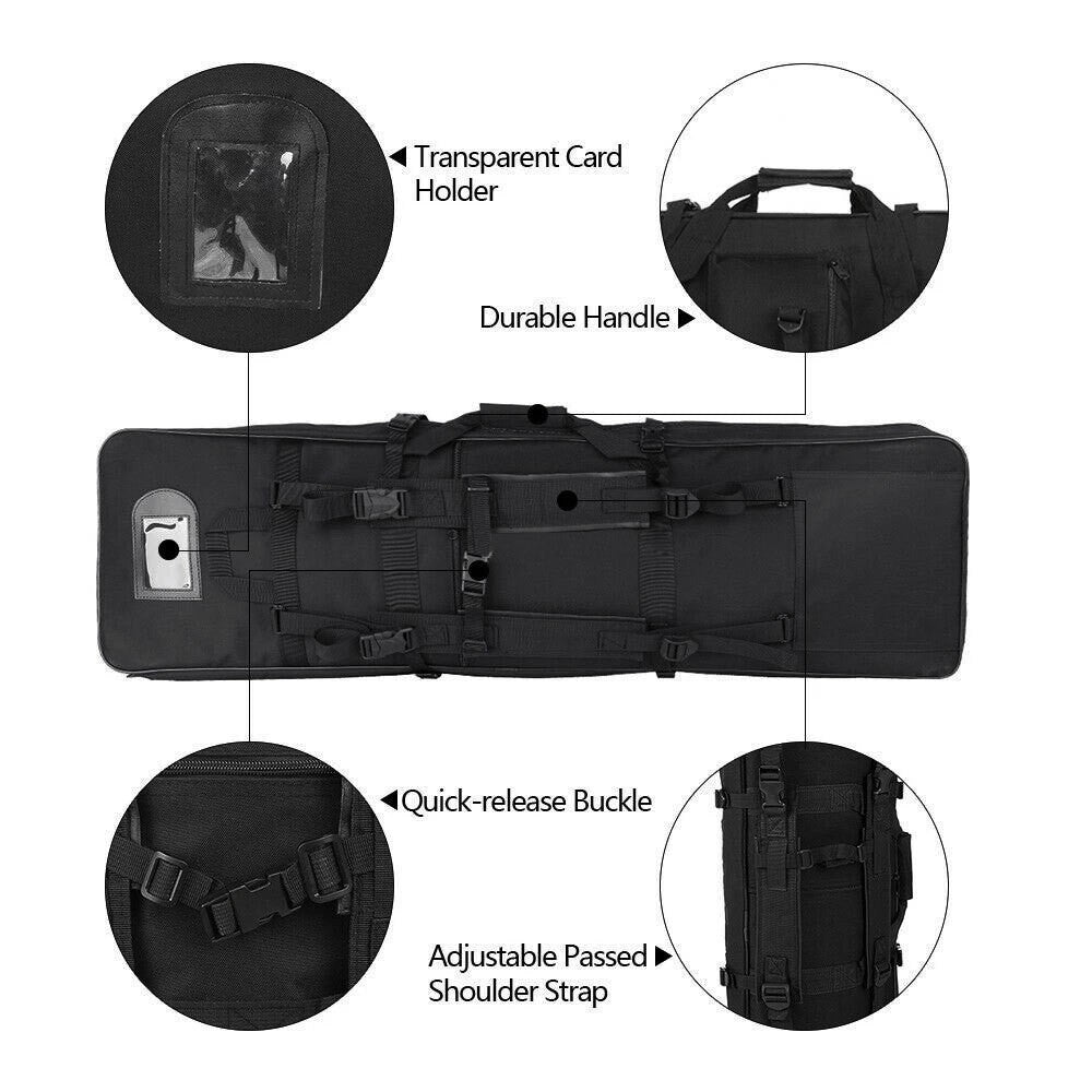Tactical Hunting Shooting Padded Carry Case Air Rifle Gun Slip Bags Outdoor
