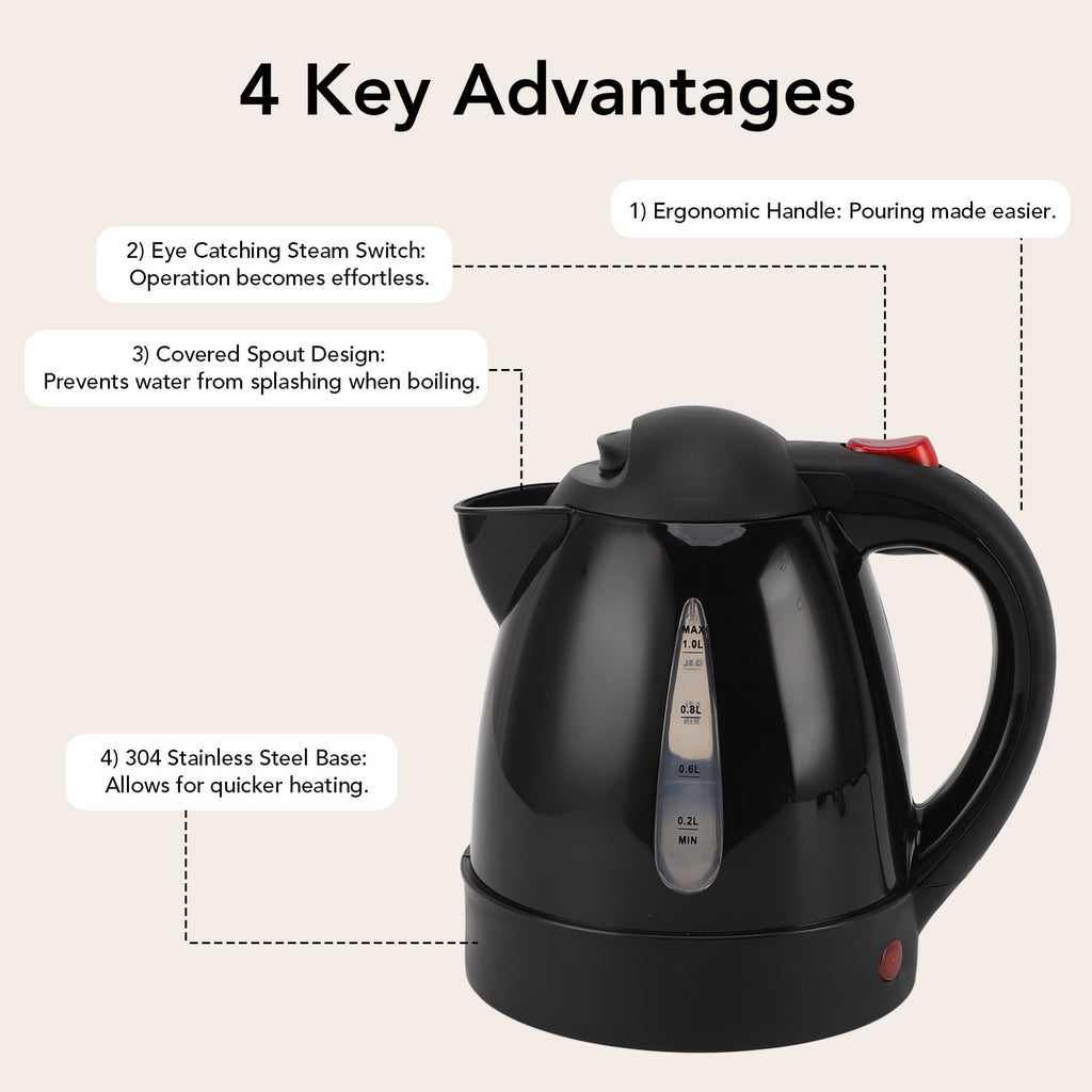 Portable 24V 1000ML Fast Boil Kettle For Lorry Trucker Travel Water Pot