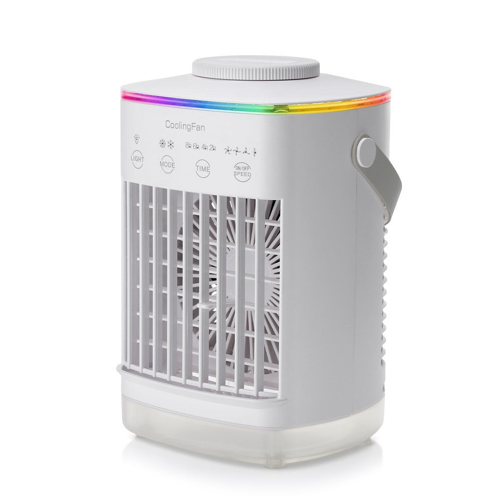 4 Speeds Portable Air Cooler Fan With 700ML Tank Ice Cold Cooling Conditioner