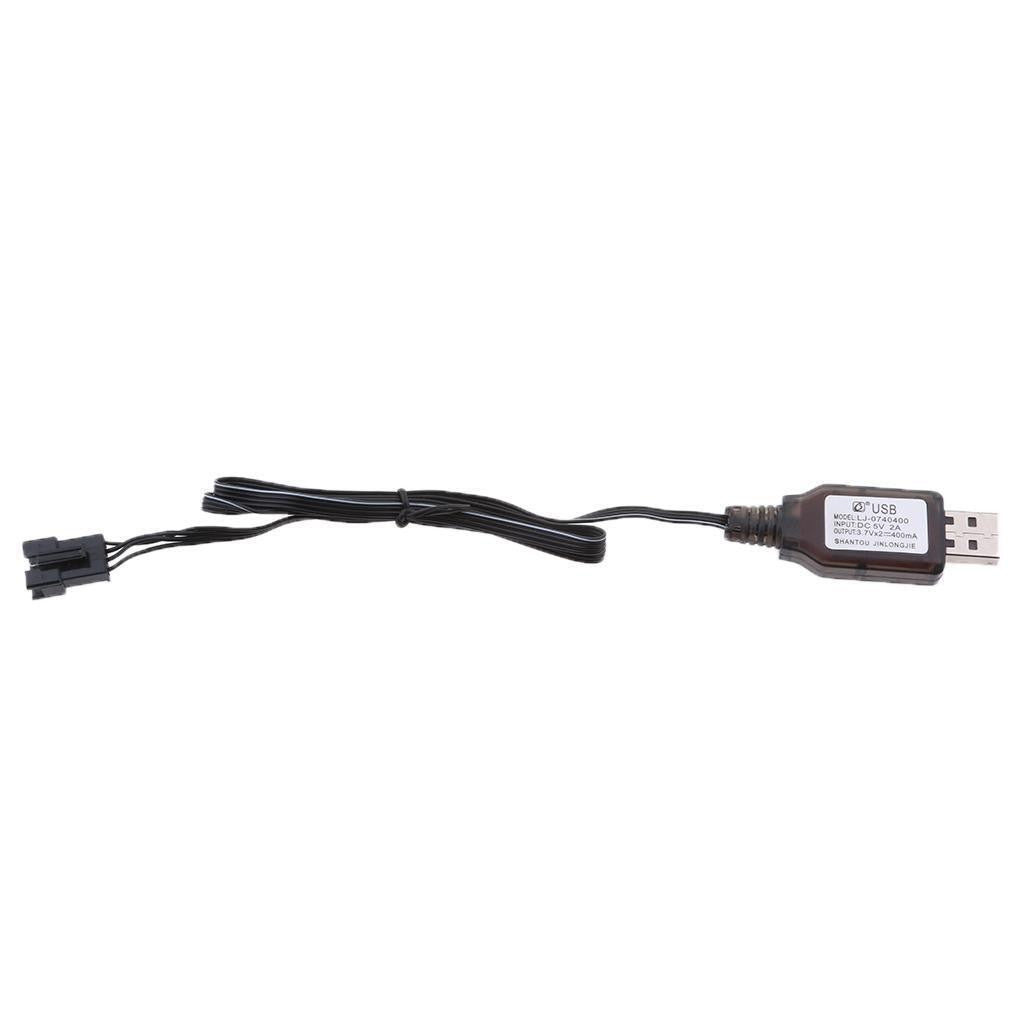 Lovoski 7.4V Batteries Charger Cable SM 4-Pin Female Plug for RC Toys Drone