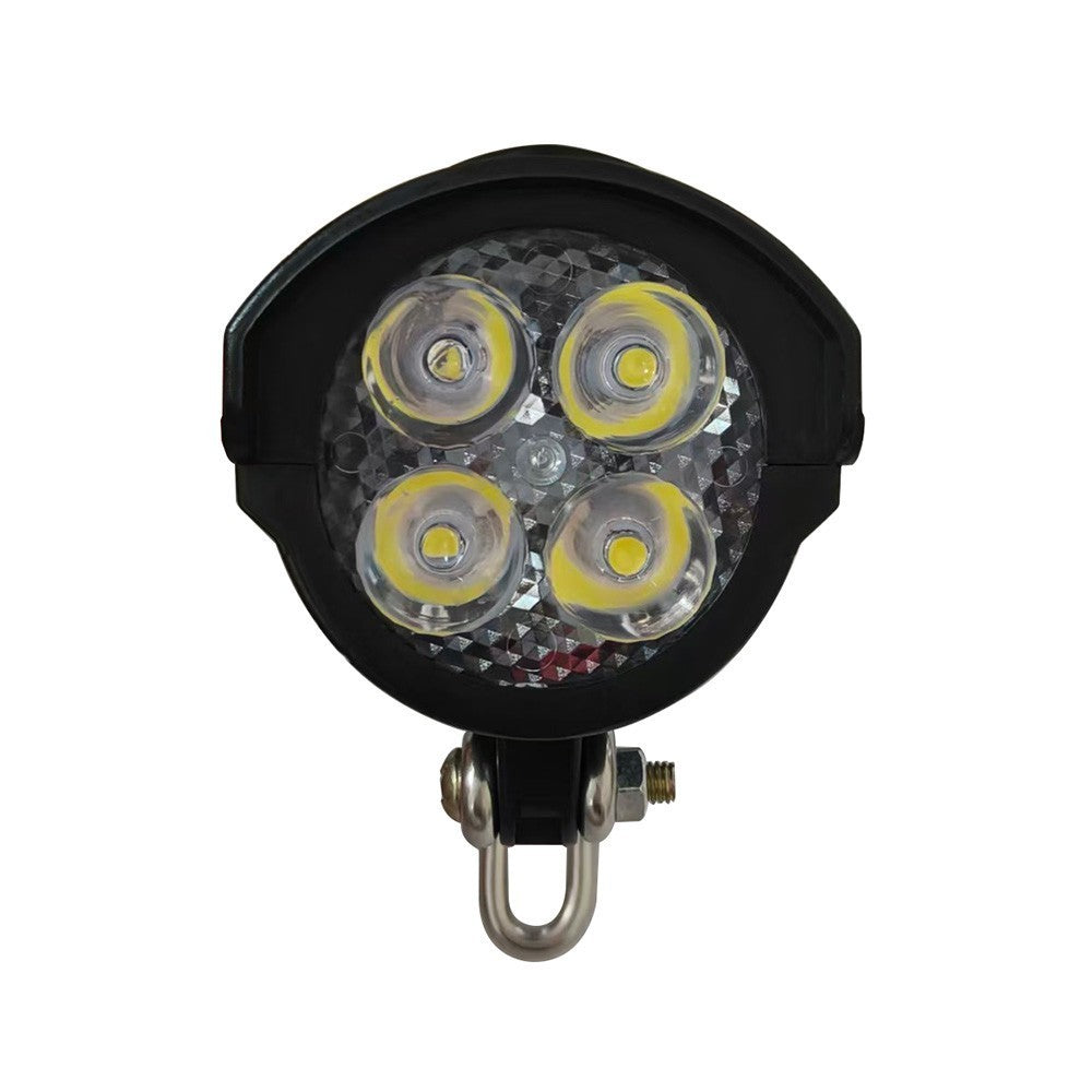 Bike LED Horn light Electric Bike Headlight Kit Front Lamp for Ebike 24V-52V