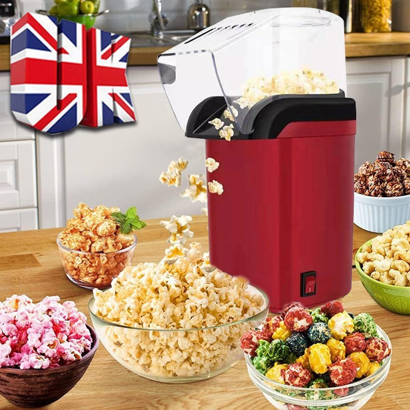 1200W Popcorn Maker – Electric Hot Air Popcorn Machine Oil Free NEW
