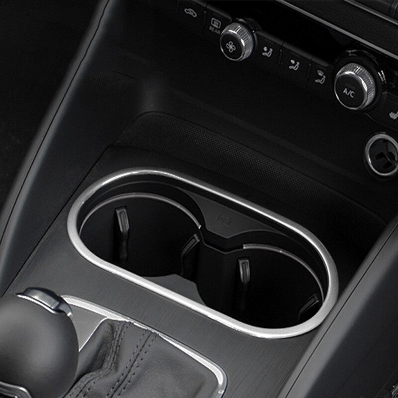 Fit For Audi A3 8V 2013-2017 Inner Accessories Water Cup Holder Frame Cover Trim