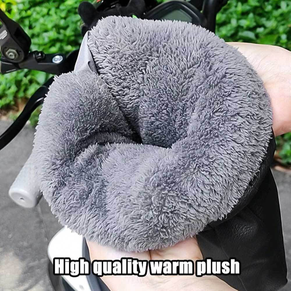 1Pair Motorcycle Handlebar Muffs Winter Mitts Warmer Gloves Waterproof Handmuffs