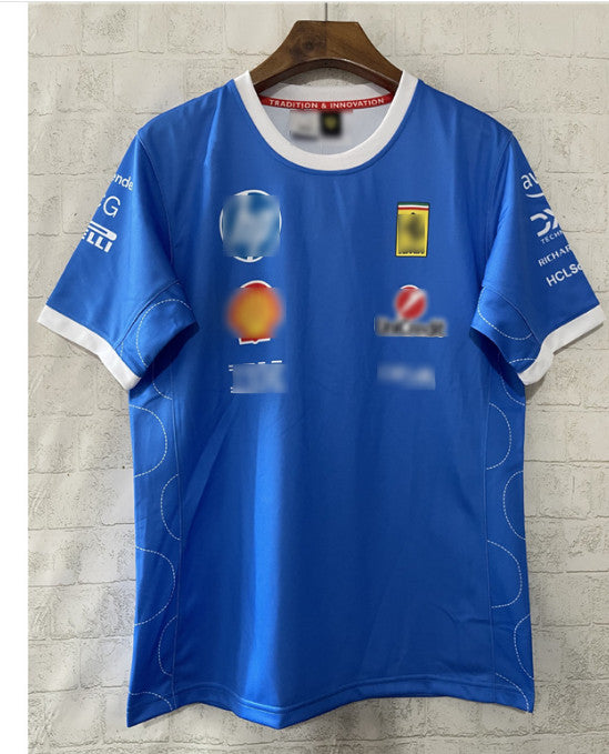 2025 Hot Scuderia Ferrari Special Edition Shirt Monza GP Tee - Blue