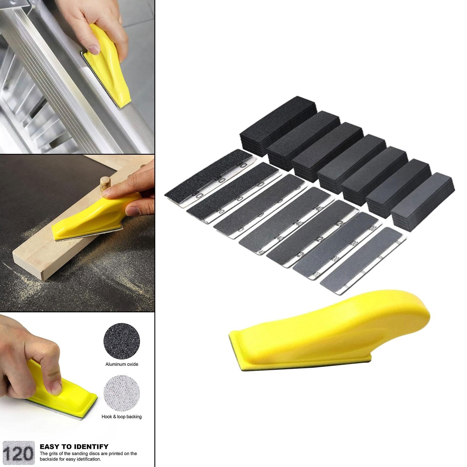 Micro Sander Mini Detail Finger Sander Hand Sander Small Sanding Tool for Wood