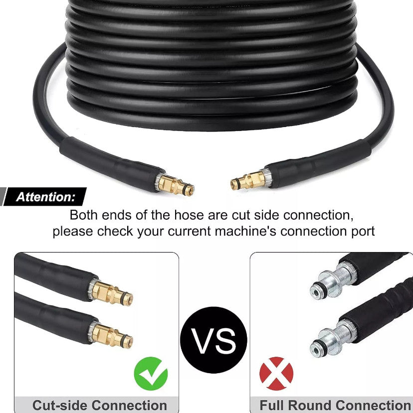 Karcher K2 Hose 100% RUBBER Pressure Washer Replacement HOSE choose your style
