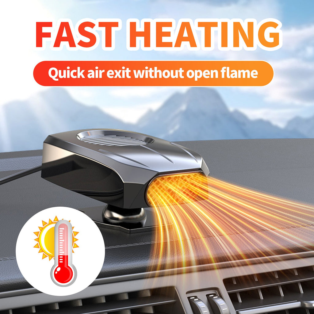 150W Car Heater 12V Windshield Heating Fan Defogger Defroster Demister Portable