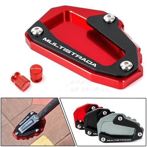 Kickstand Foot Side Stand Enlarger Pad For DUCATI Multistrada 950 1100 1200 1260