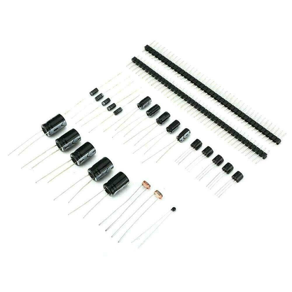 Electronic Component Starter Kit Wires Breadboard Buzzer LED Trans Box Set UK