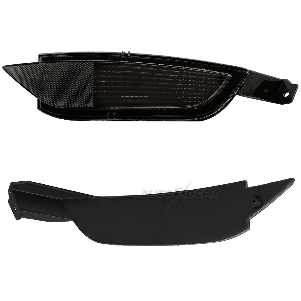 Right Left Rear Bumper Smoked Reflector Light For Ford Fiesta MK7 2008-2016