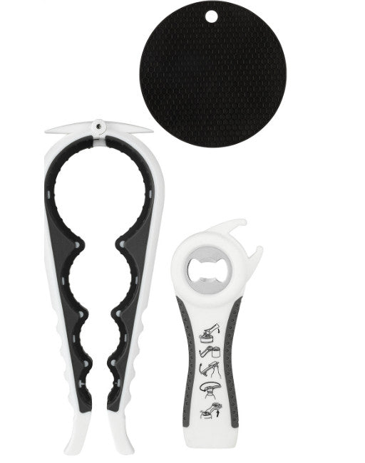 2X Jar Opener Bottle Opener Can Opener for Weak Hands Arthritis Hands