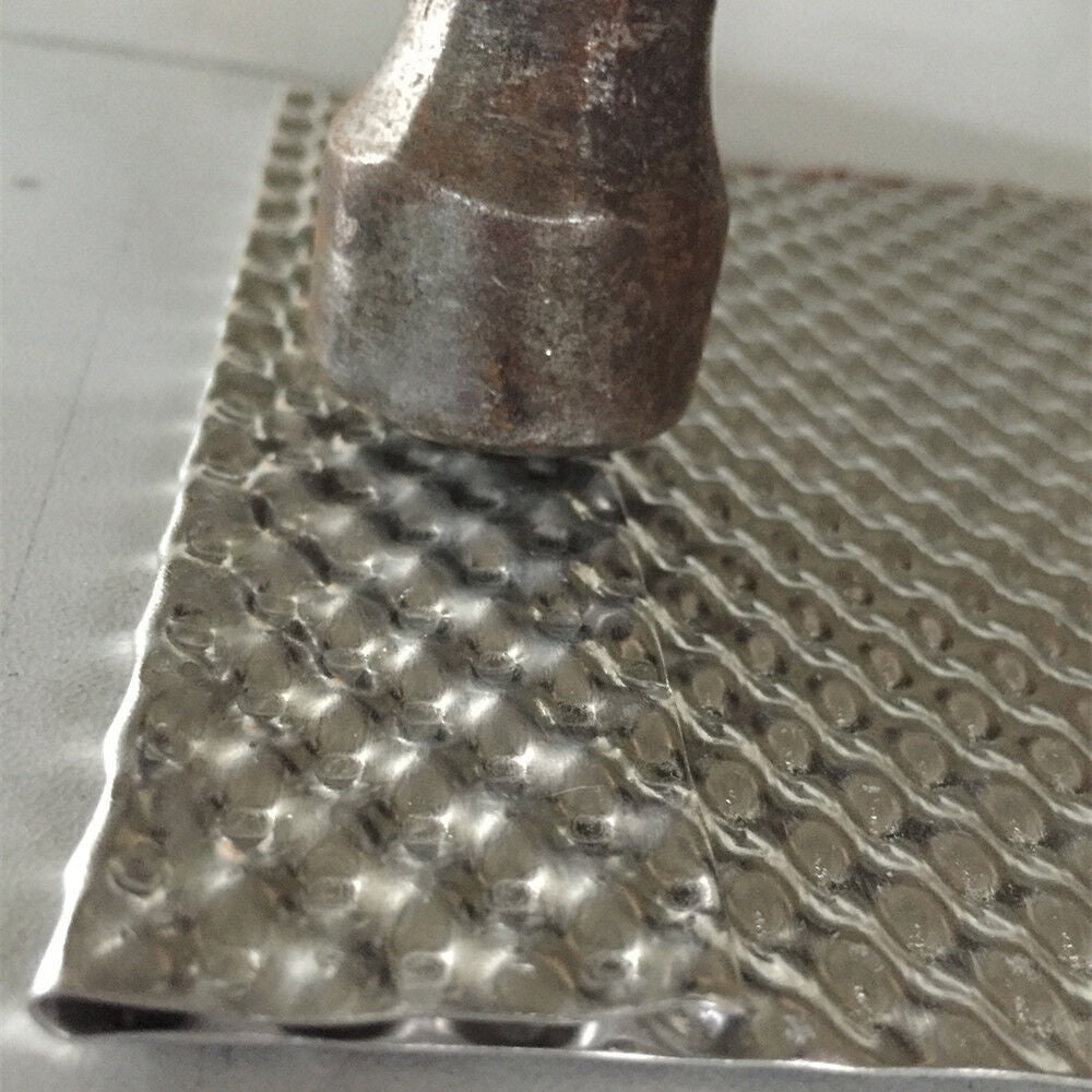 Motorsport Embossed Aluminium Heat Shield Material 500mm x 700mm Sheet Rally