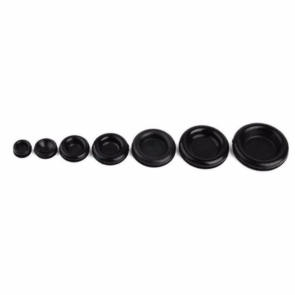 170pcs Rubber Grommet Set – Firewall Hole Plug Wire Gasket Kit for Car Electrica