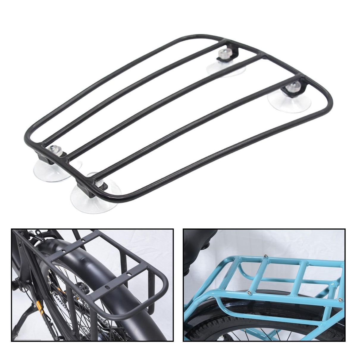 Motorcycle Fuel Tank Luggage Rack with Suction Cups Stylish