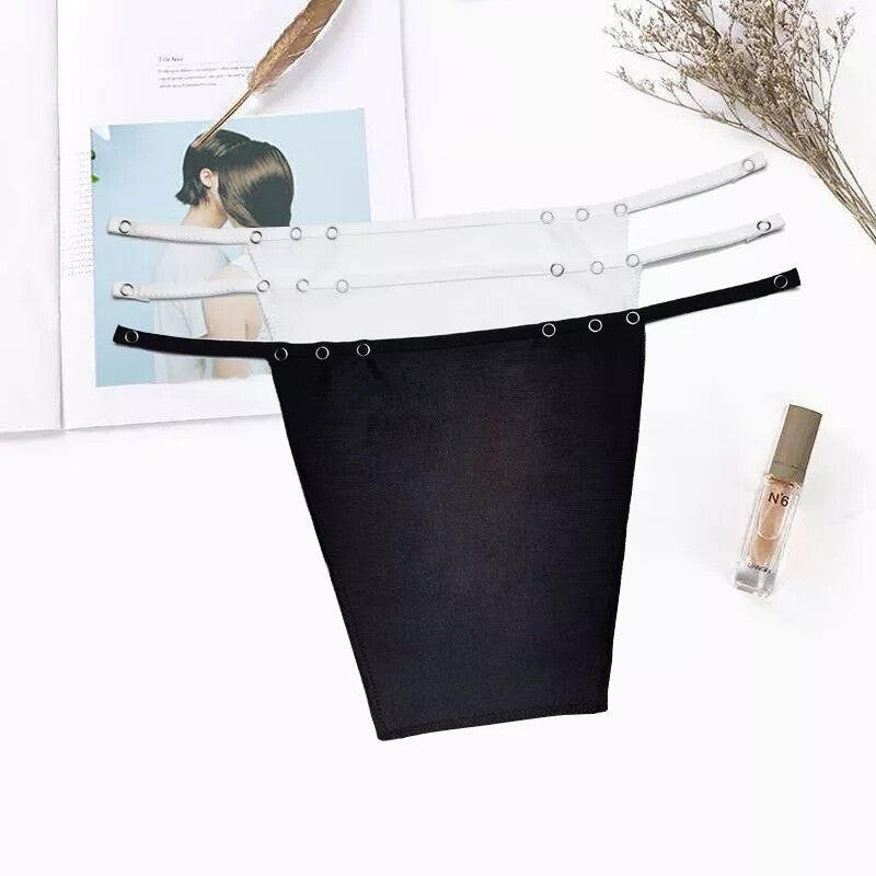 3 Pcs Clip-on Mock Camisole Bra Insert Overlay Modesty Panel Neutral Style Cami