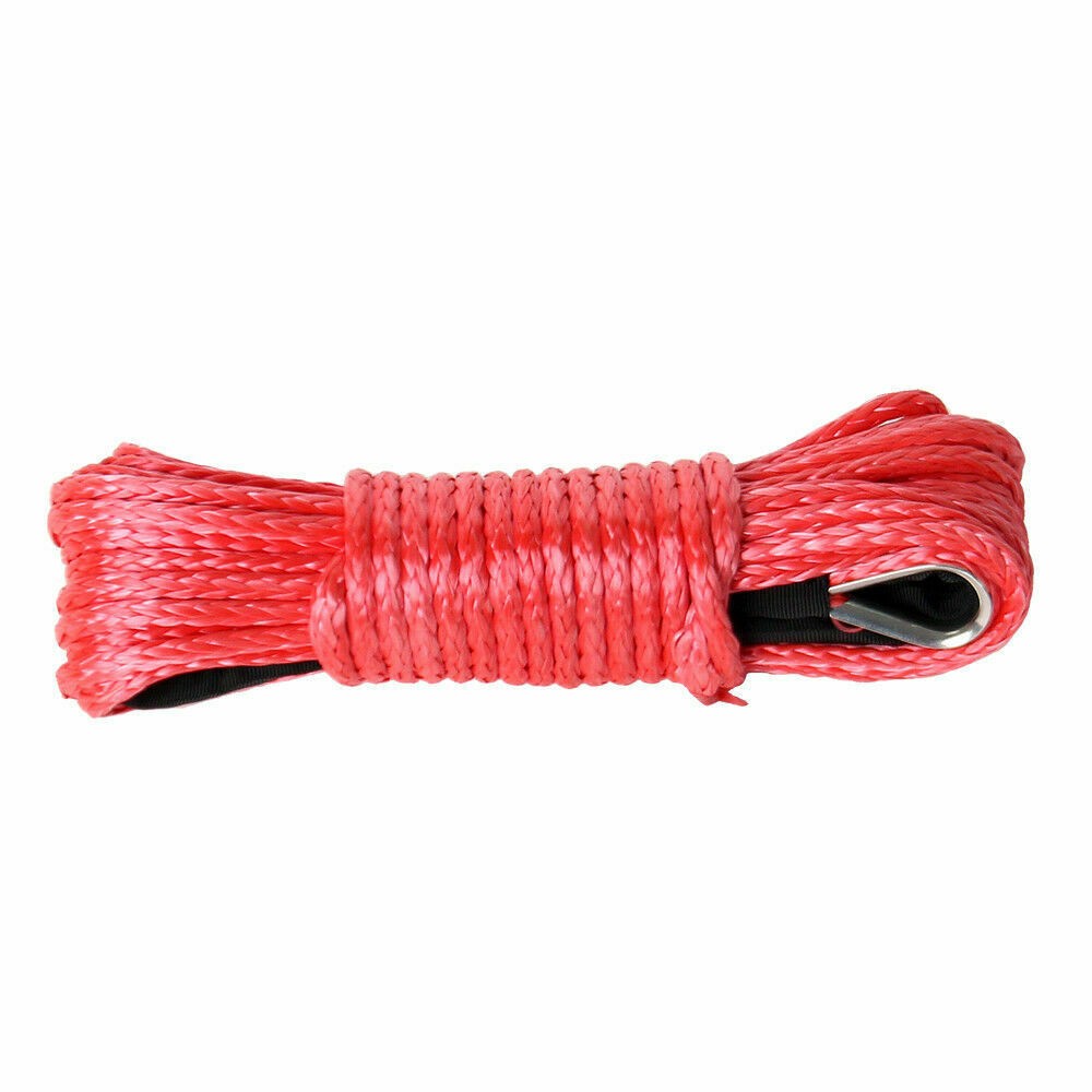 6MM x 15M Synthetic Winch Line Cable Rope Emergency For ATV Quad SUV Vehicle UK