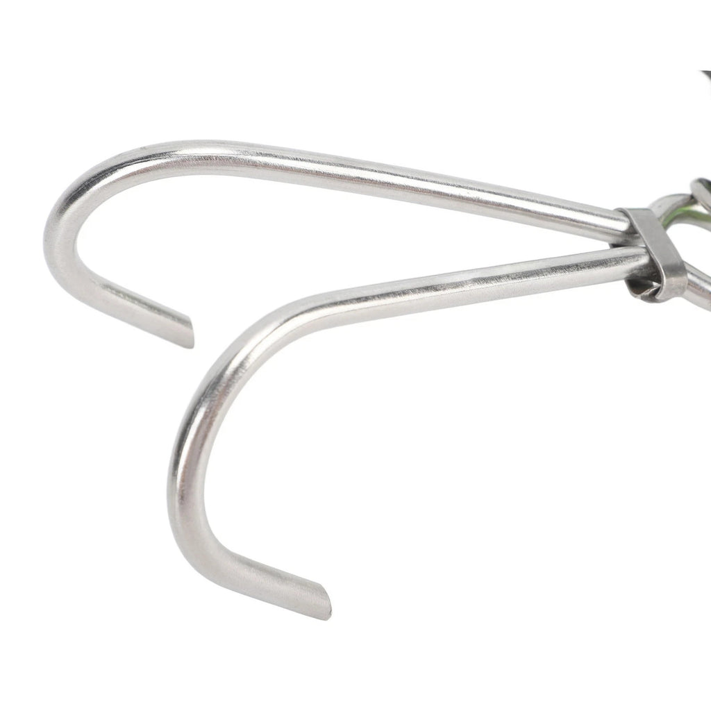 Stainless Steel Reef Hook Dive Safety Accessory Green H6N13108