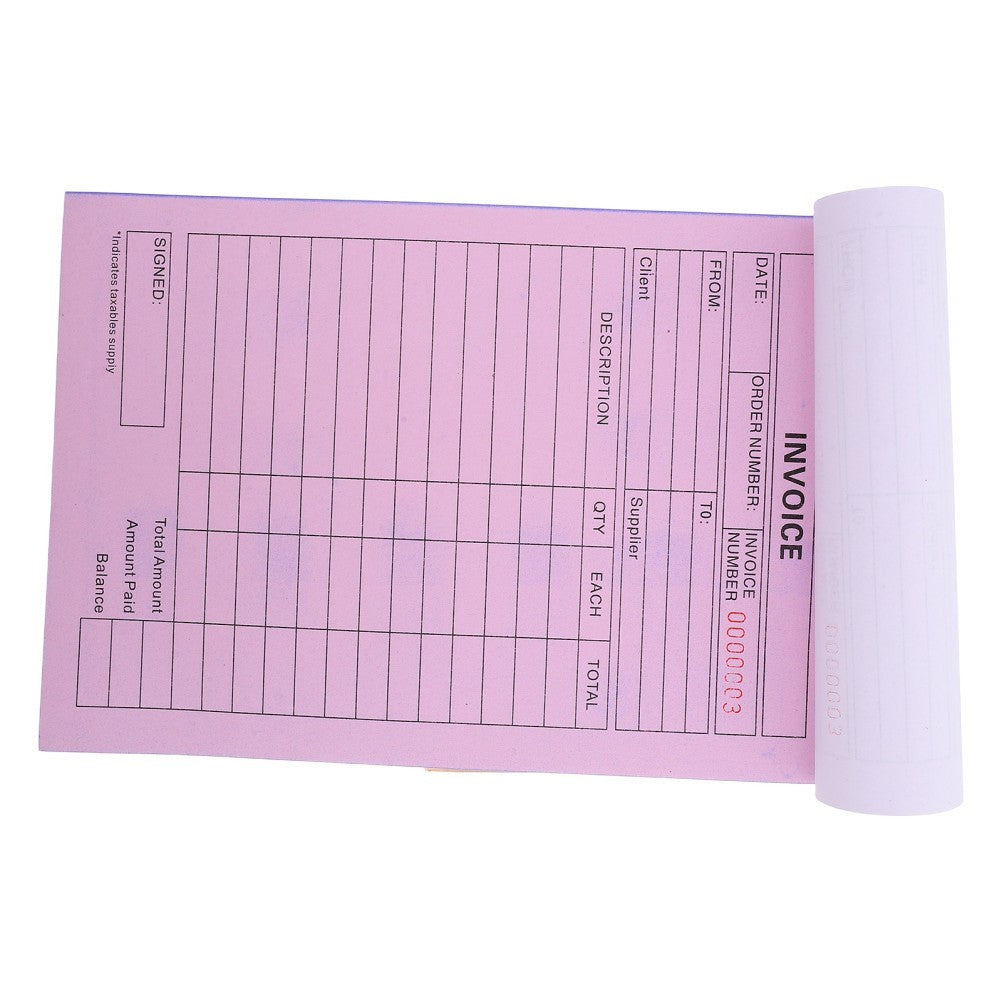 Purchase Order Book Mechanic Receipt Invoice for Financial Records