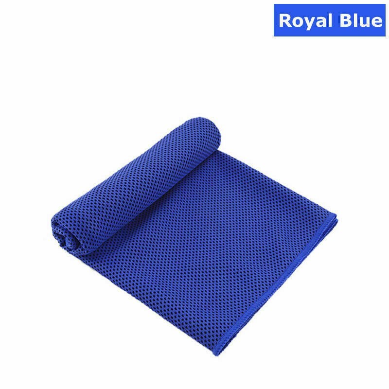 Instant Ice Cooling Towel Sports Gym Fitness Running Cycling Keep Cool Down Cold
