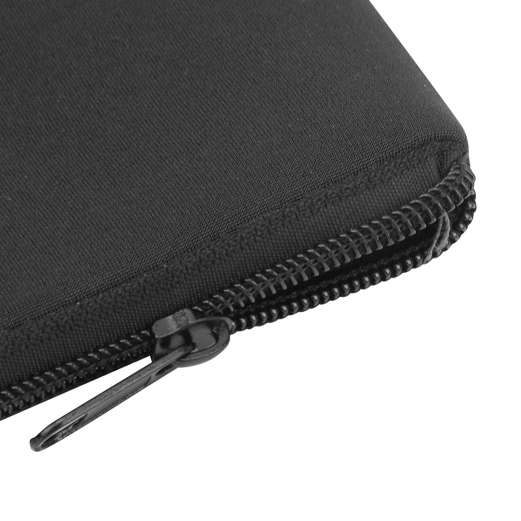 (Black)3pcs Neoprene Mountaineering Storage Pencil Case Bag Camping Soft