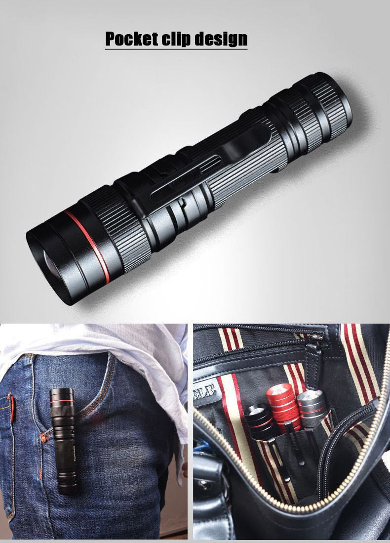 MULTI USE USB Rechargeable LED Flashlight Super Bright Torch Tactical Lamp