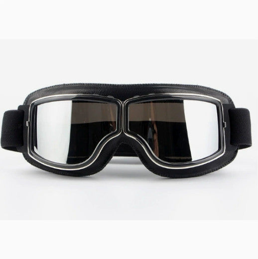 Motorcycle Windproof Goggles Old School Vintage Retro Motorbike Glasses Eyewear