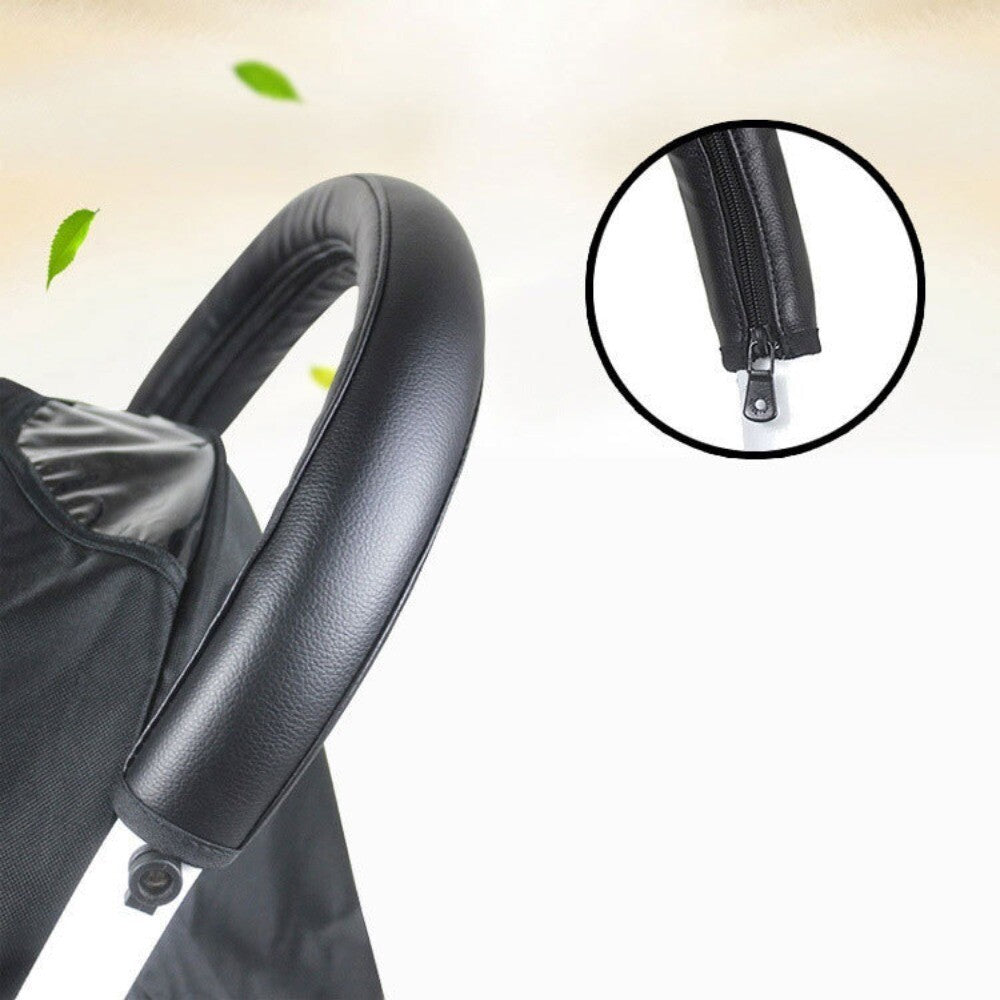 Stroller Handle Cover Protective Cover Pushchair Armrest Case Pu Protective