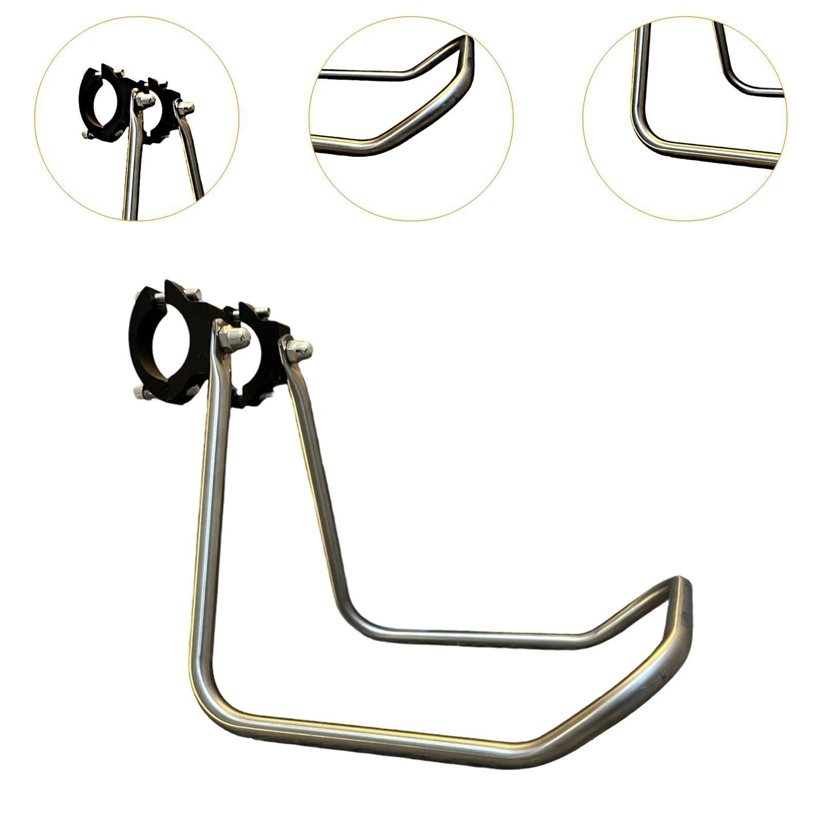 Bike Front Cargo Rack Stainless Steel Carrier Bicycle Bag Holder with Strong