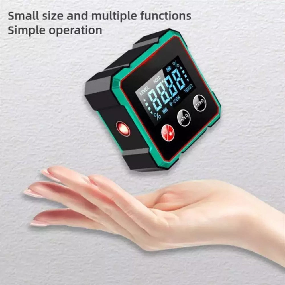 Magnetic Digital Angle Finder with Electronic-Laser, High Precision Angle Tool