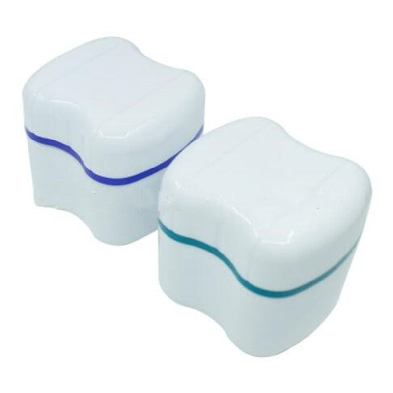 False Teeth Container Denture Storage Case Dental Cleaning Holder Box