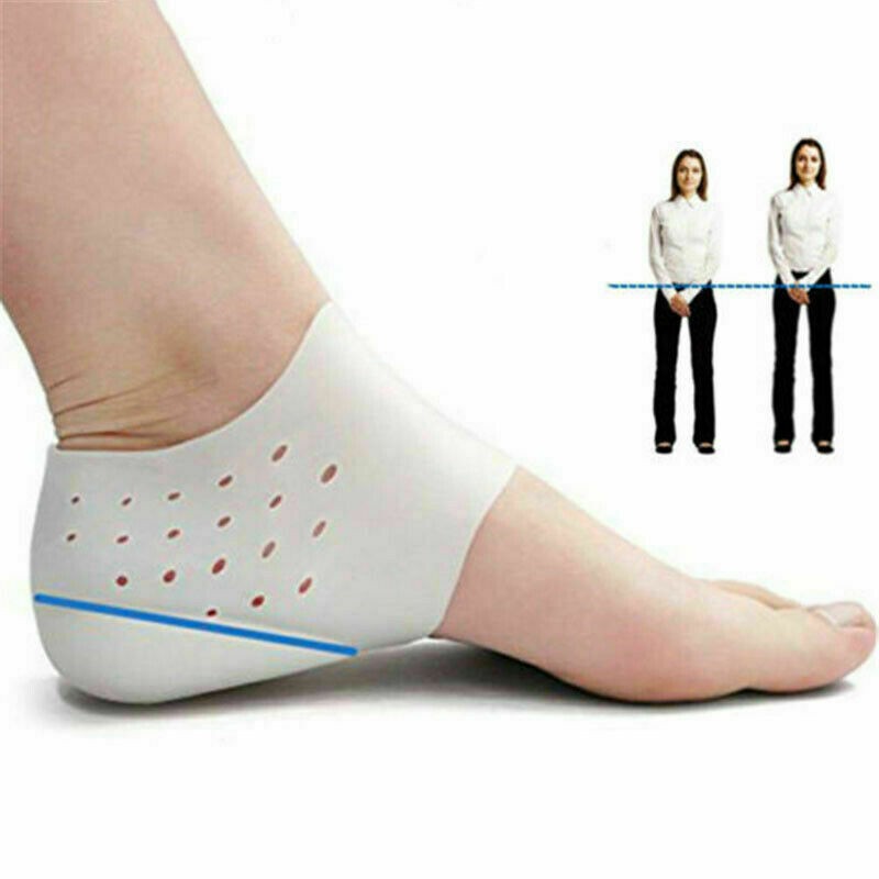 1 pair of invisible heel unisex Breathable 2cm-5cm new insoles silicone