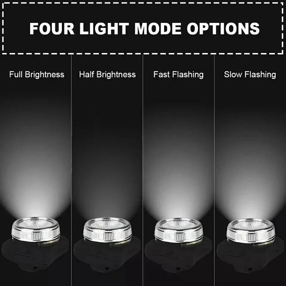 LED USB Rechargeable Mountain Bike Lights Bicycle Torch Front & Rear Lamp