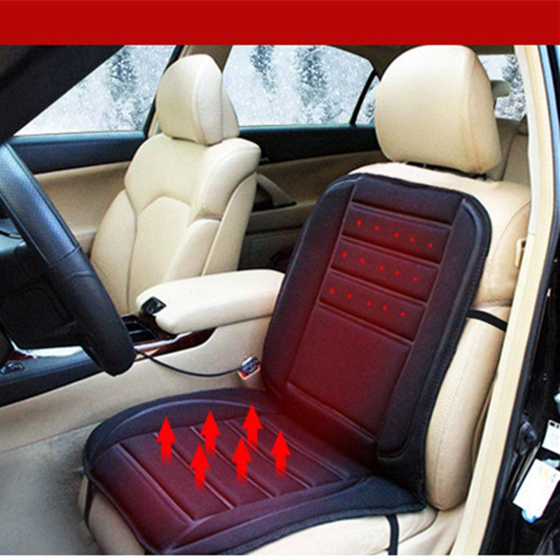 Luxury Heated Car Seat Cushion Heater Aftermarket Universal Fit 12V Warm Winter
