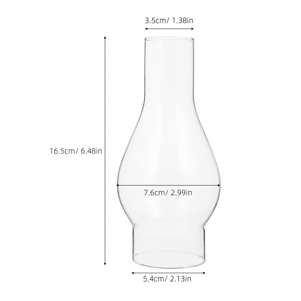 Clear Oil Lamp Chimney Glass Kerosene Lamp Chimney Glass Lamp Chimney Shade