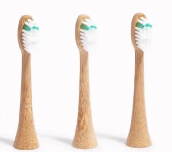 Electric Bamboo Toothbrush Head Bamboo Teeth Environmentally Friendly Coating
