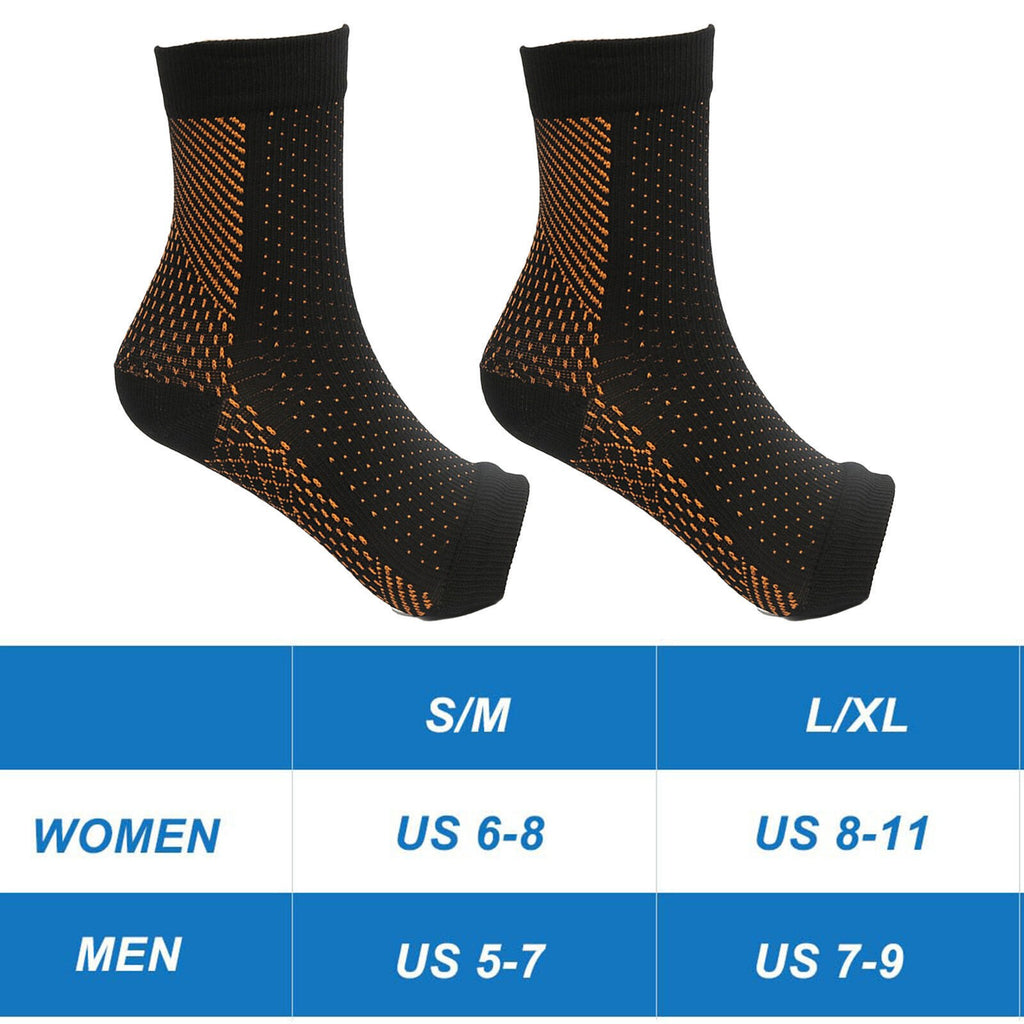 5 Pairs of Neuropathy Socks for Men and Women, Soothing Compression Socks New