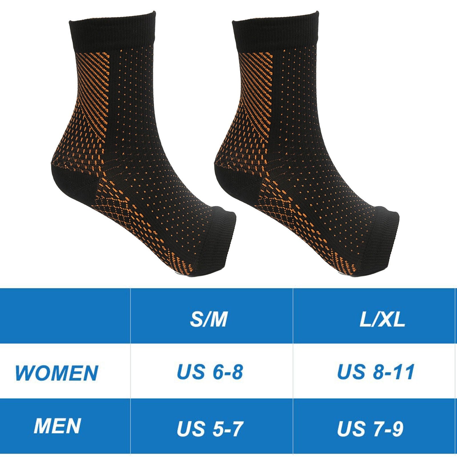 5 Pairs of Neuropathy Socks for Men and Women, Soothing Compression Socks New