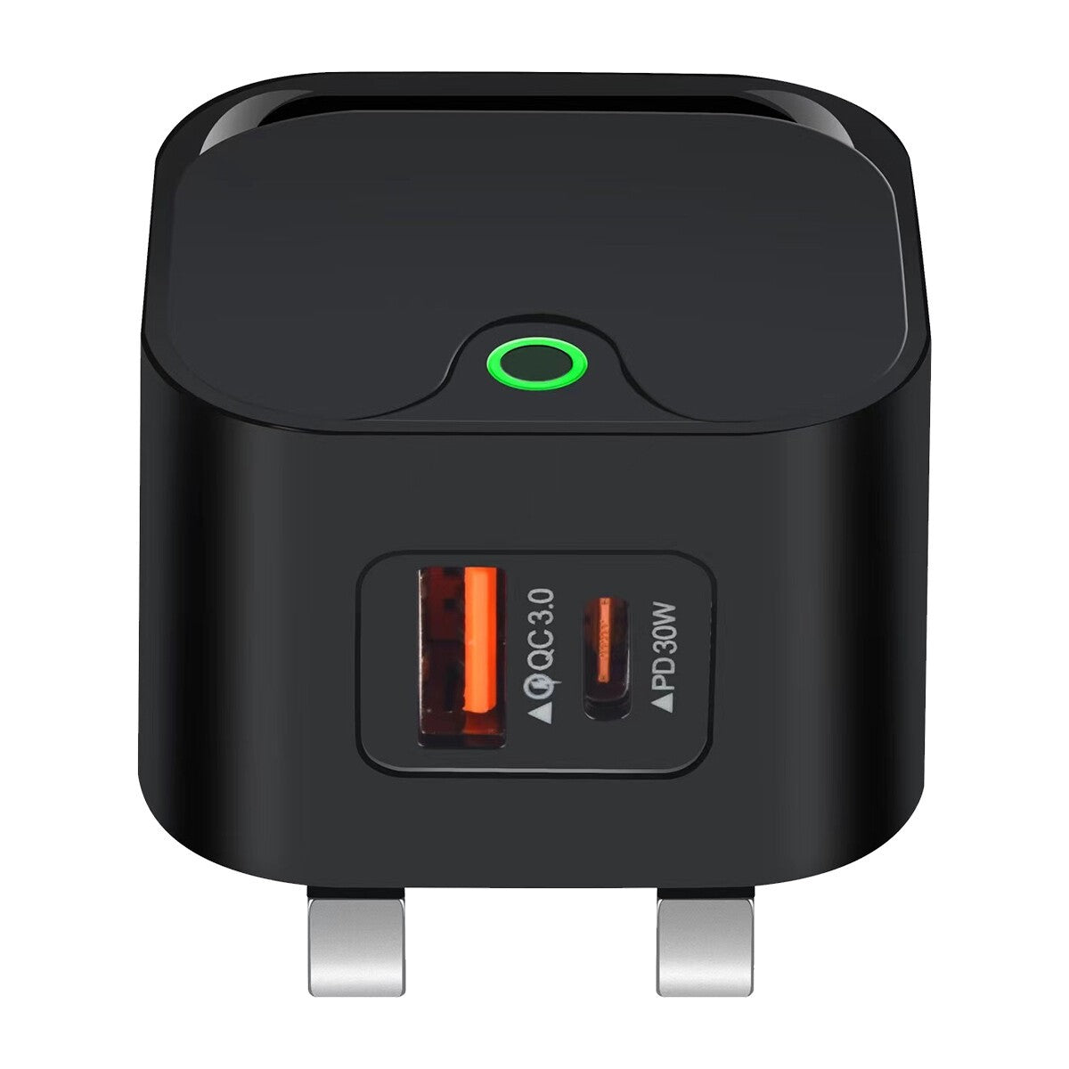 30W Dual PD Type USB-C Fast Charger for iPhone 13 12 11 14 Pro Max Plus UK Plug